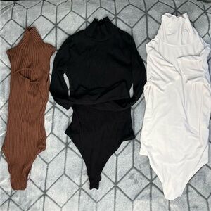3 Piece Fashion Nova Bodysuit Bundle EE
